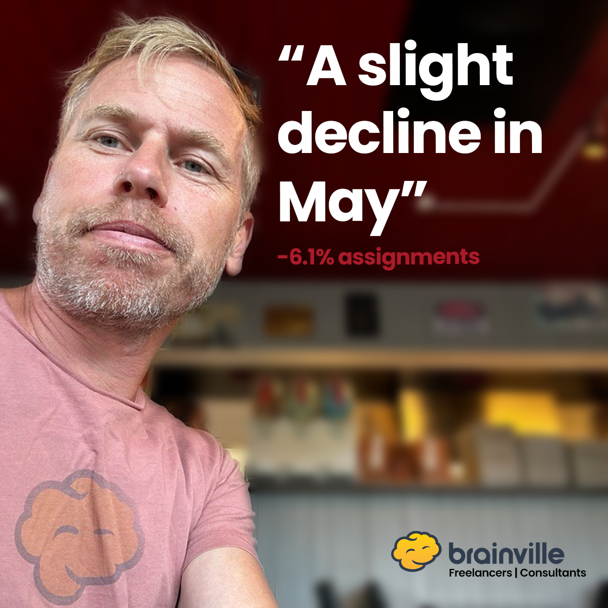 A Slight Decline In May Brainville Marknadsplatsen F r Frilansare 