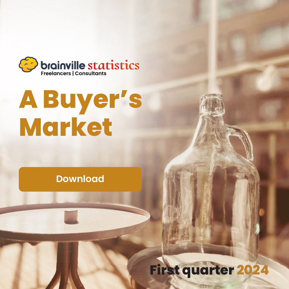 A Buyer's Market - Brainville Statistics Q1 2024