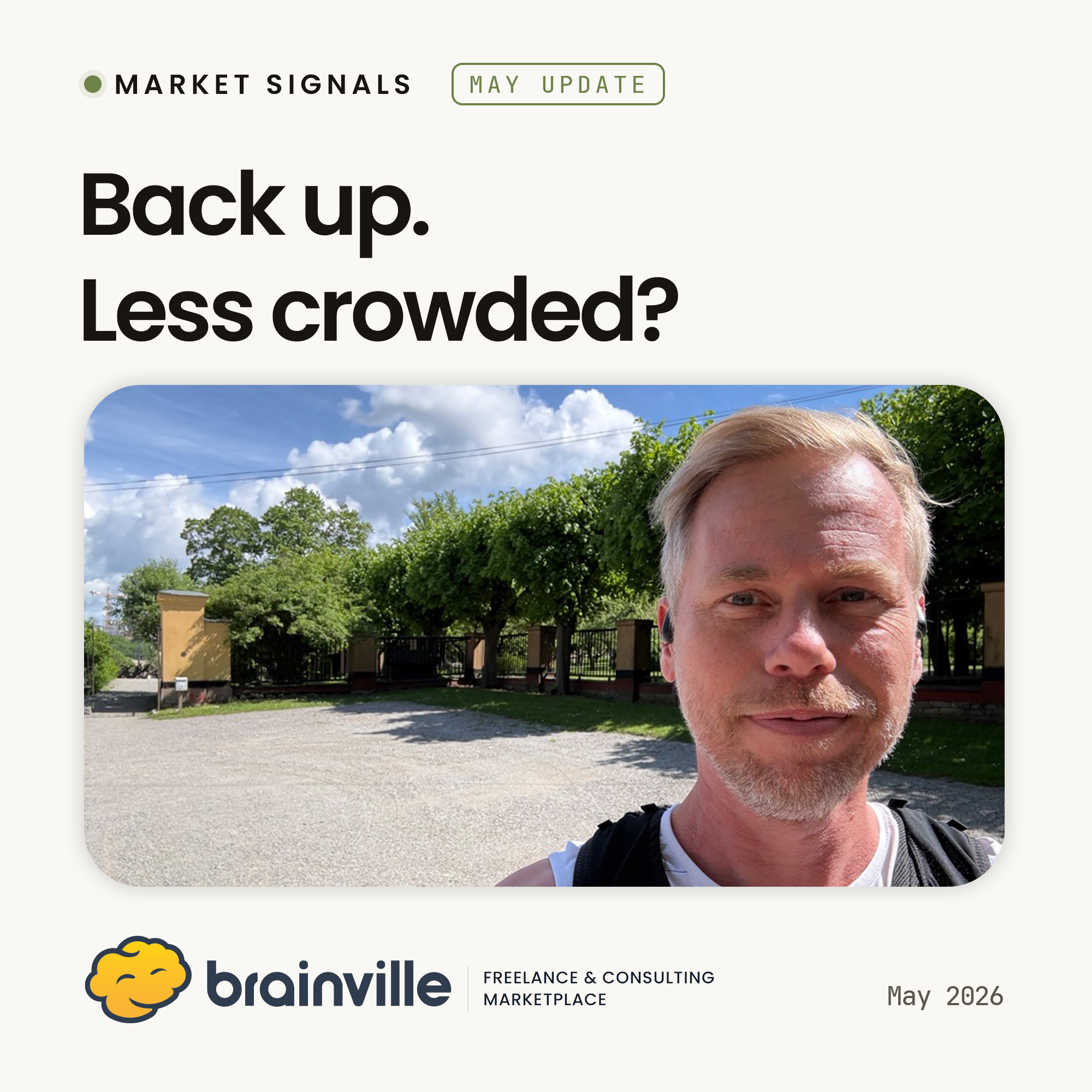 Upp igen - mindre trångt?